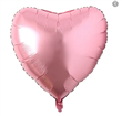 Globo met corazón liso rosa 45cm